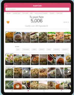 image Supercook per ricette veloci con ingredienti a casa